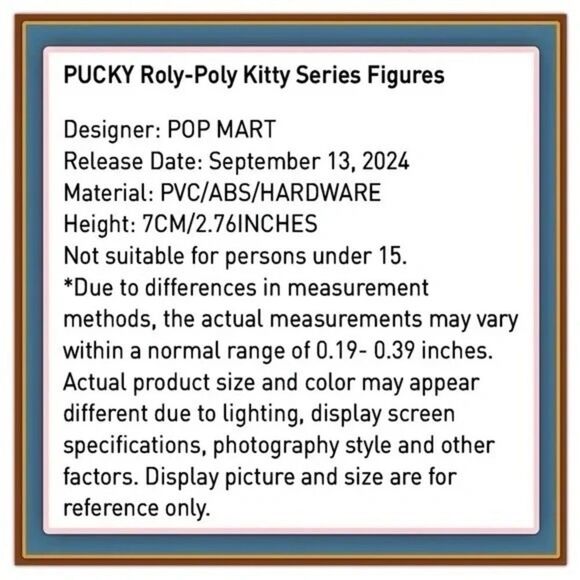 Pop Mart Pucky Roly-Poly Kitty Series Figurine - Panda - Picture 9 of 16